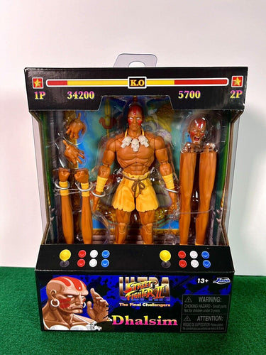 2024 Jada Toys Ultra Street Fighter II The Final Challengers- DHALSIM Figure