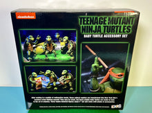 Load image into Gallery viewer, 2018 NECA Teenage Mutant Ninja Turtles (1990 Movie) - BABY TURTLE Accessory Set