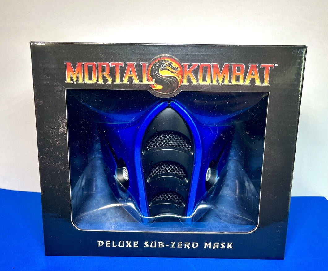 2021 Trick or Treat Studios Mortal Kombat Deluxe SUB ZERO Mask (Mortal Kombat X)