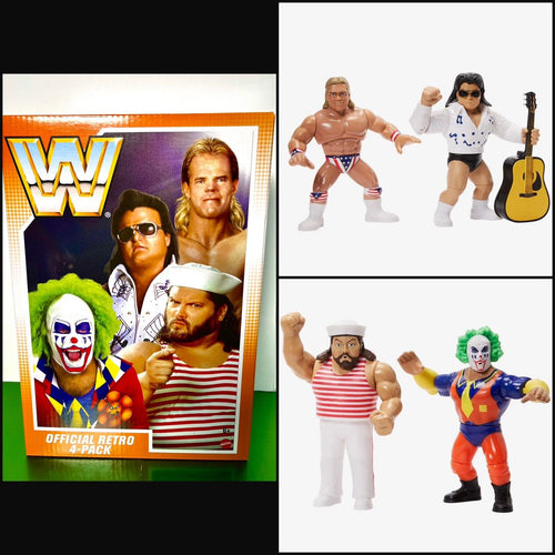 2023 Mattel Creations - WWE Retro 4-Pack Wave 4 Figure Set (EXCLUSIVE!)