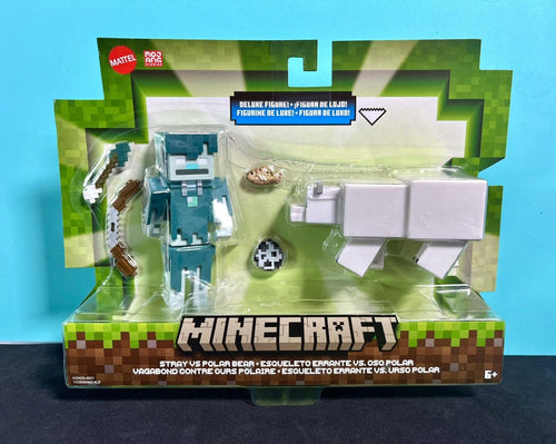 2024 Minecraft Build-a-Portal Figure 2-Pack: STRAY vs. POLAR BEAR