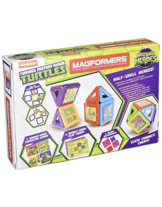 Magformers Nickelodeon Teenage Mutant Ninja Turtles (18 Piece) Set Magnetic Buil