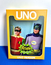 Load image into Gallery viewer, 2024 UNO Fandom - Batman 1966 Classic TV Series Card Game - Exclusive!