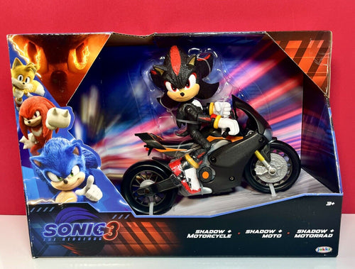 2024 JAKKS Pacific - Sonic the Hedgehog 3 (Movie) - SHADOW + MOTORCYCLE