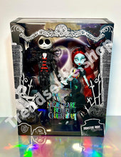 Load image into Gallery viewer, 2023 Monster High Skullector - Nightmare Before Christmas - JACK &amp; SALLY Dolls