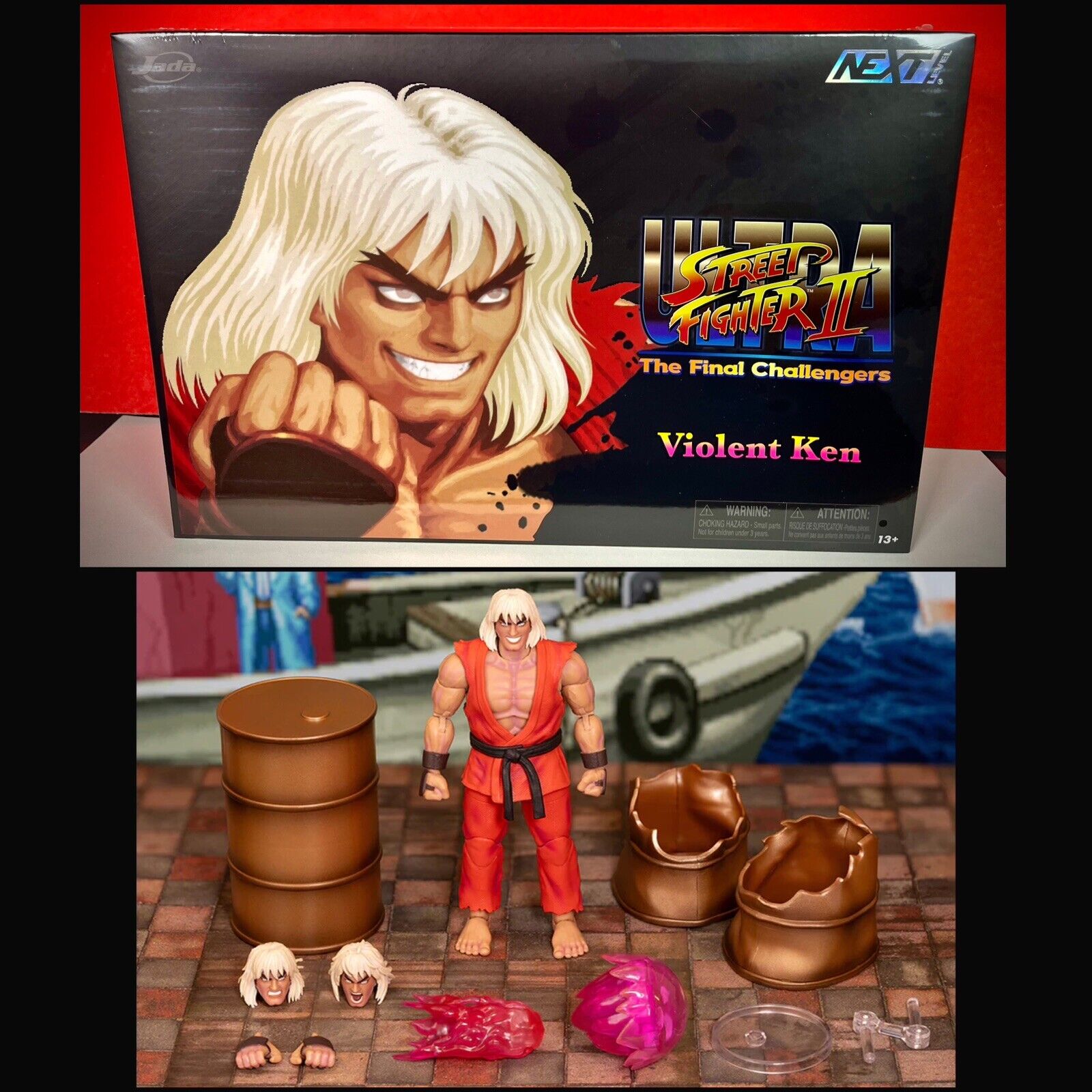 2024 Jada Toys- SDCC Exclusive- Ultra Street Fighter II- VIOLENT