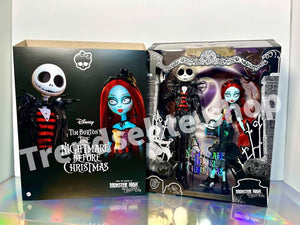 2023 Monster High Skullector - Nightmare Before Christmas - JACK & SALLY Dolls