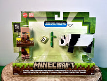Load image into Gallery viewer, 2024 Minecraft 15th Anniversary Figure 2-Pack: JUNGLE CARTOGRAPHER &amp; PANDA