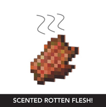 Load image into Gallery viewer, 2024 Mattel Minecraft- DIAMOND LEVEL ZOMBIE (w/ Leather Armor &amp; Iron Shovel)