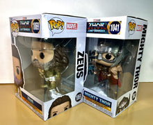 Load image into Gallery viewer, 2022 Funko Pop! - Thor Love and Thunder - ZEUS (#1069) &amp; MIGHTY THOR (#1041)