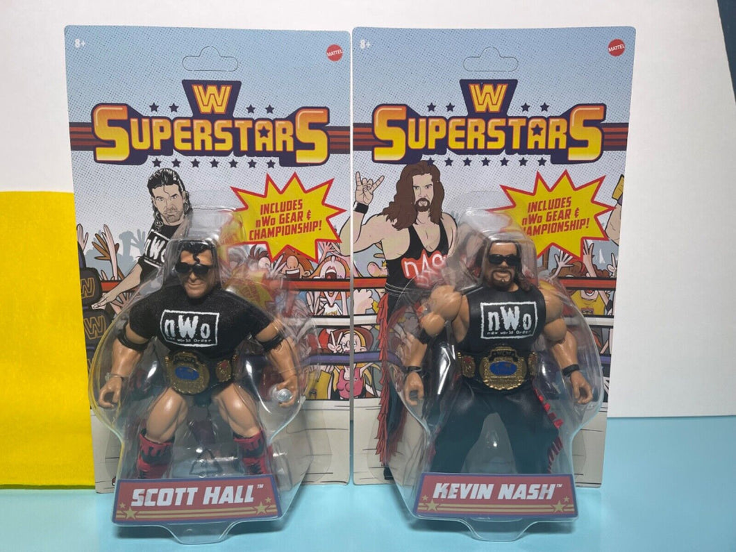 Mattel WWE Superstars Scott Hall and Kevin Nash 5.5 in Action Figure - 087165460