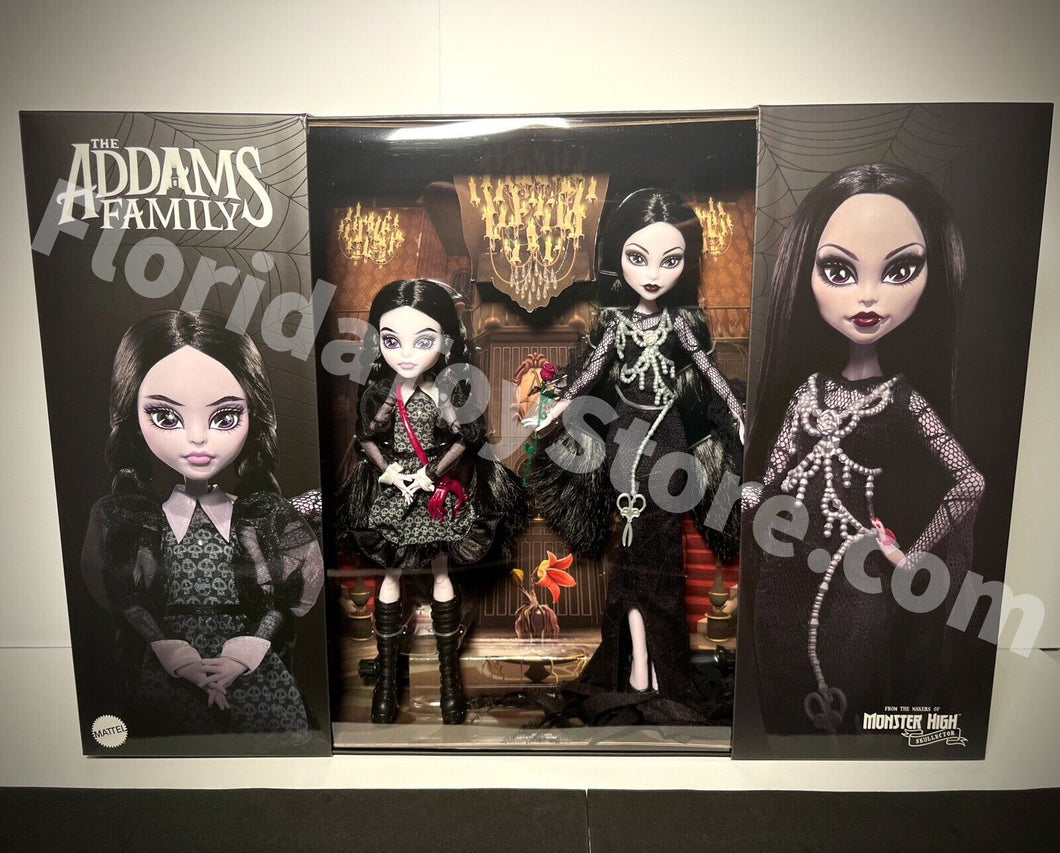 2024 Monster High Skullector Series - The Addams Family 2-Doll Pack - Excl!