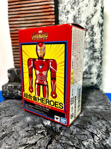 2018 Bandai Spirits Marvel Chogokin Heroes IRON MAN Mark 50 3.9in (10cm) Figure