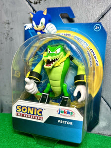 2023 JAKKS Pacific - Sonic the Hedgehog 2.5” Action Figure: VECTOR THE CROCODILE