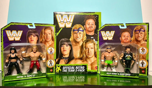 2023 WWE DX Retro 4-Pack Exclusive - CHYNA, TRIPLE H, BILLY GUNN, ROAD DOGG