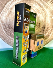 Load image into Gallery viewer, 2024 Minecraft Flippin’ Figs - STEVE + IRON ARMOR STEVE 2-in-1 Figure