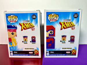 2023 Funko Pop! 8-Bit - X-MEN ‘97: JUBILEE (#1306) & MAGNETO (#1307) Bundle!