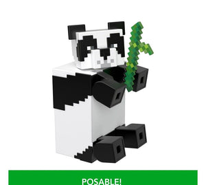2024 Minecraft 15th Anniversary Figure 2-Pack: JUNGLE CARTOGRAPHER & PANDA