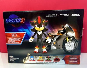 2024 JAKKS Pacific - Sonic the Hedgehog 3 (Movie) - SHADOW + MOTORCYCLE