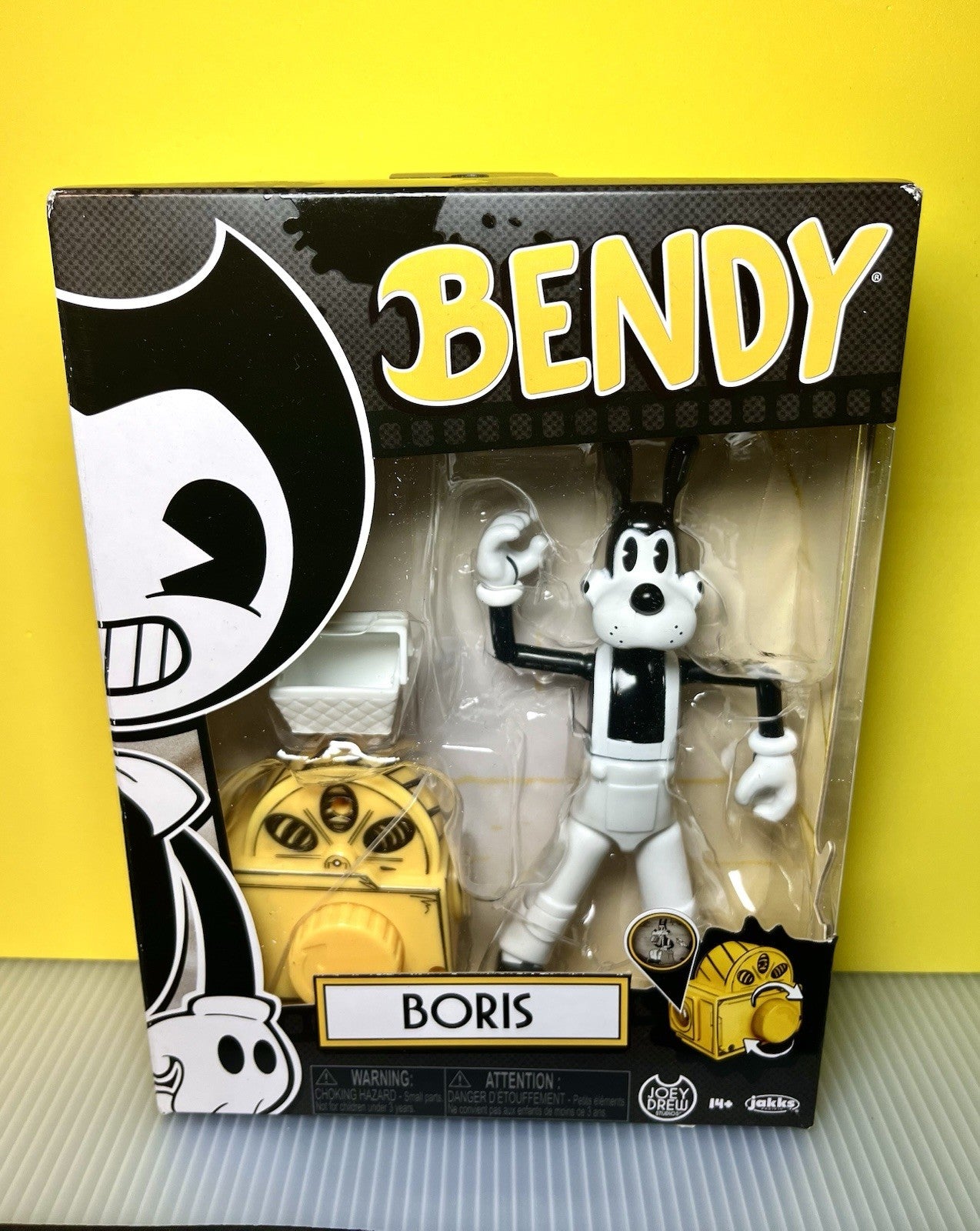 2025 JAKKS Pacific Bendy & The Ink Machine- BORIS (w/ Picnic