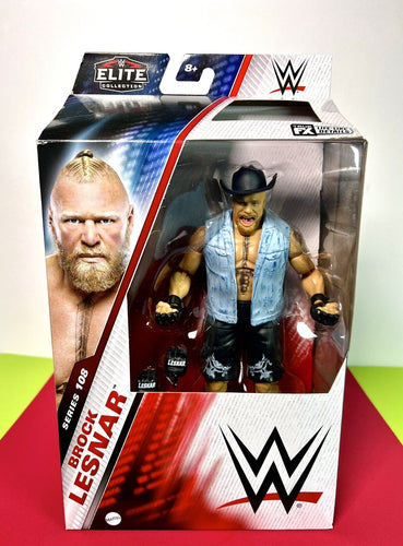 2024 WWE Elite Collection Series 108 Action Figure: BROCK LESNAR (Cowboy)