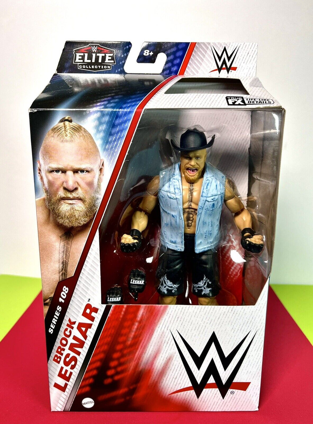 2024 WWE Elite Collection Series 108 Action Figure: BROCK LESNAR (Cowboy)