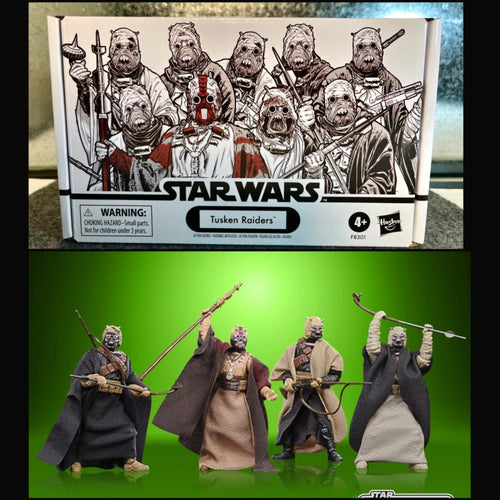 2023 Hasbro Star Wars Vintage Collection- Tusken Raiders Figure 4 Pack Exclusive