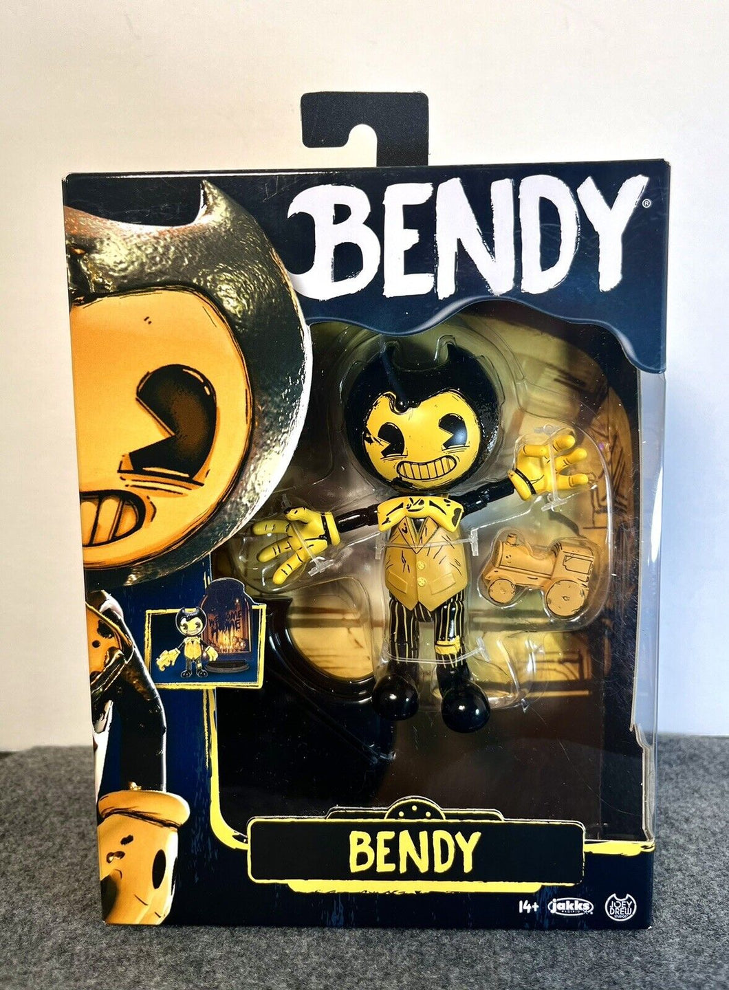 2024 JAKKS Pacific Bendy & The Ink Machine - BENDY (w/ Toy Train) Action Figure