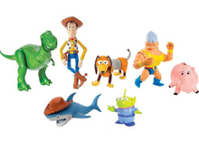 Load image into Gallery viewer, 2022 Mattel Disney 100 - Toy Story Set of 7 Figures w/ Woody, Slinky, Rex, etc.