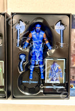Load image into Gallery viewer, McFarlane Toys Mortal Kombat 2pk: MK11 SUB-ZERO &amp; MK1 RAIDEN (Glow in the Dark)