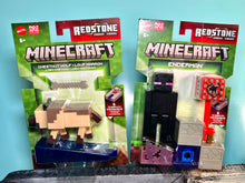 Load image into Gallery viewer, 2025 Minecraft Redstone Charged 5pk: STEVE, KAI, BOGGED, ENDERMAN, CHESTNUT WOLF