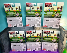 Load image into Gallery viewer, 2025 Minecraft Redstone Charged 5pk: STEVE, KAI, BOGGED, ENDERMAN, CHESTNUT WOLF
