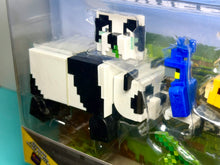 Load image into Gallery viewer, 2019 Minecraft Jungle Dwellers 3pk: PANDA, BLUE PARROT, and OCELOT Figures