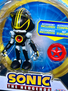 2024 JAKKS Pacific Sonic the Hedgehog Figure: METAL SONIC 3.0 (w/ Star Red Ring)