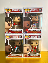 Load image into Gallery viewer, Funko Pop! Movies - Rocky 3-Pack: IVAN DRAGO, ROCKY BALBOA, &amp; CLUBBER LANG