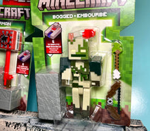 Load image into Gallery viewer, 2025 Minecraft Redstone Charged 5pk: STEVE, KAI, BOGGED, ENDERMAN, CHESTNUT WOLF