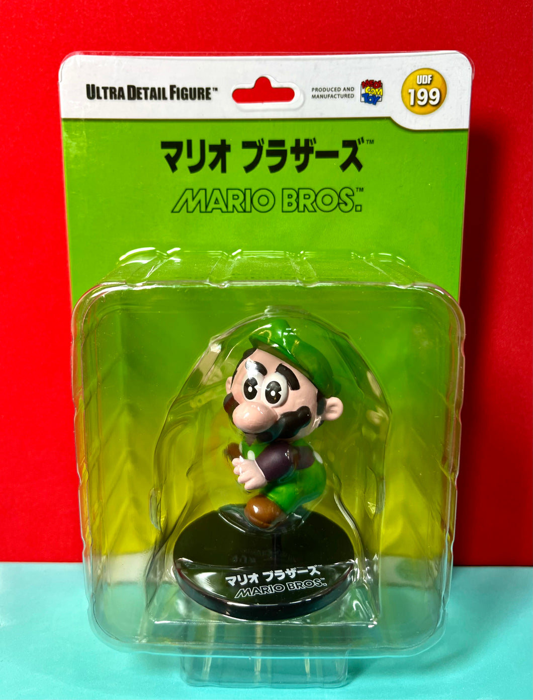 2015 Ultra Detail Figure Series 2 - LUIGI Figure (No. 199, Super Mario Bros.)