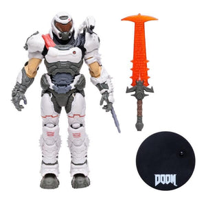 2022 McFarlane Toys - Doom Eternal Figure: DOOM SLAYER (White Armor - Exclusive)