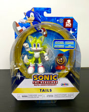 Load image into Gallery viewer, 2021 JAKKS Pacific Sonic The Hedgehog 30th ANNIVERSARY: NEON TAILS (w/ 10-Ring)