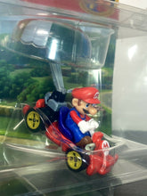 Load image into Gallery viewer, 2021 Hot Wheels Mario Kart: MARIO Pipe Frame + Parachute Die-Cast Car