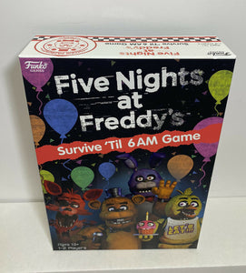 2020 Funko Games - Five Nights at Freddy's “SURVIVE 'TIL 6 AM” Board Game