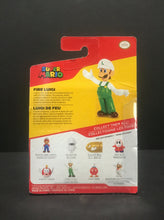 Load image into Gallery viewer, Jakks Fire Luigi Action Figure World Of Nintendo 2.5&quot;