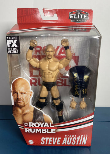 2021 WWE Royal Rumble Elite Collection Figure: “STONE COLD” STEVE AUSTIN (2002)