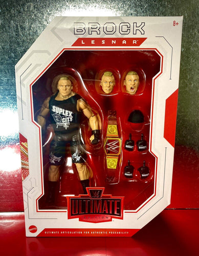 2020 WWE Ultimate Edition Series 4 Action Figure: BROCK LESNAR (Wrestlemania 35)