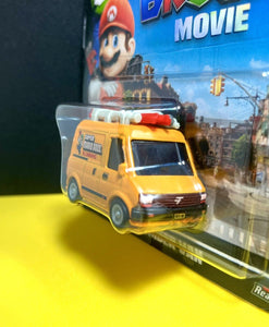 2023 Hot Wheels Real Riders - The Super Mario Bros. Movie - PLUMBER VAN Diecast