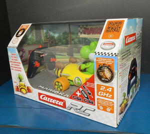 2020 Nintendo Carrera RC: Mario Kart Bumble V- Yoshi (2.4 GHz, Radio Remote Car)