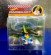 2022 Hot Wheels Mario Kart: LAKITU Standard Kart + Para foil Glider Die-Cast Car