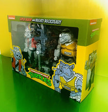Load image into Gallery viewer, 2022 NECA Teenage Mutant Ninja Turtles SUPER BEBOP &amp; MIGHTY ROCKSTEADY 2-Pack