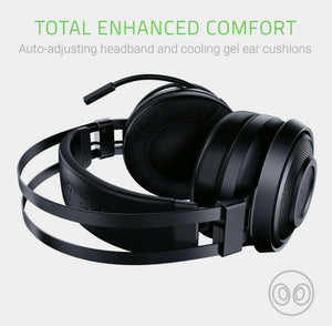 Razer Nari Essential Black Wireless Gaming Headset for PC, Mac, PlayStation 4/5