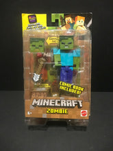 Load image into Gallery viewer, Minecraft ZOMBIE Comic Maker Book Included Figure 3.25&quot; 2019 Mojang